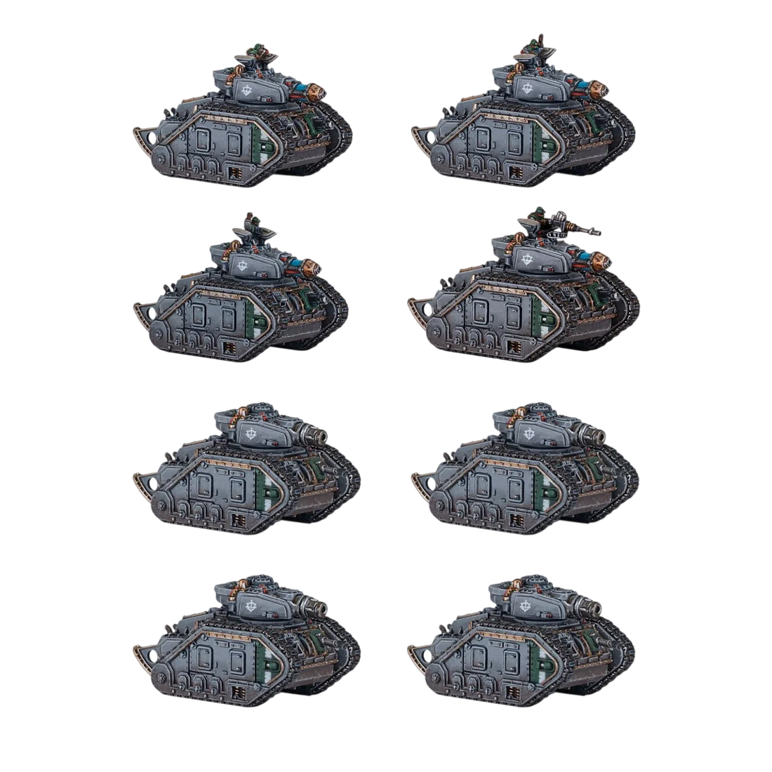 Legions Imperialis: Leman Russ Executioner and Demolisher Squadron (Custom Painted) (Assembled)