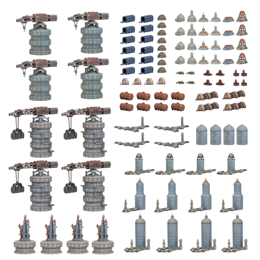 Legions Imperialis: Manufactorum Imperialis Sector (Custom Painted) (Assembled)