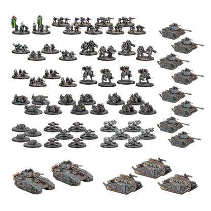 Legions Imperialis: Solar Auxilia Combat Force (Custom Painted) (Assembled)