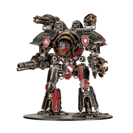 Legions Imperialis: Warlord Titan with Quake Cannon and Conversion Beam Extirpator (Custom Painted) (Assembled)