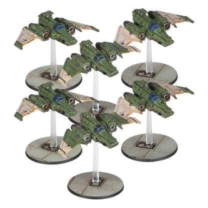 Legions Imperialis: Xiphon Interceptor Squadron (Unpainted) (Assembled)