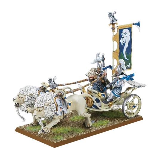 Lion Chariot of Chrace (Unpainted) (Assembled)