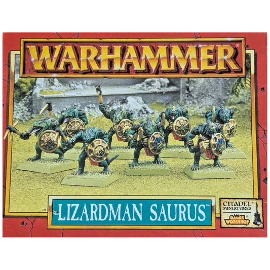Lizardman Saurus (Custom Painted) (Assembled)