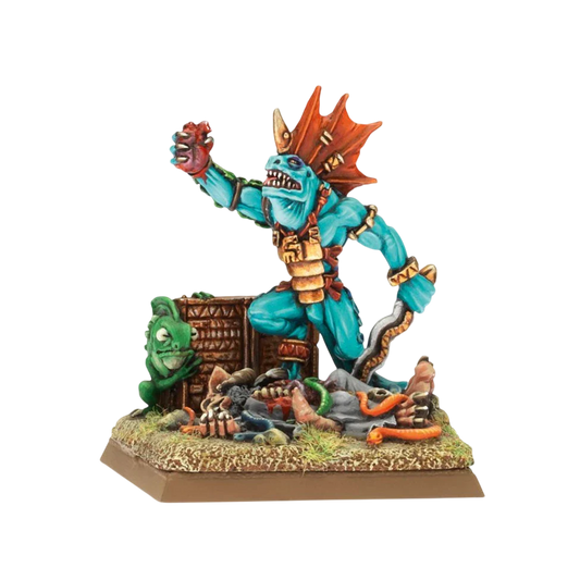 Lizardmen Tehenhauin, Prophet of Sotek (Custom Painted) (Assembled)
