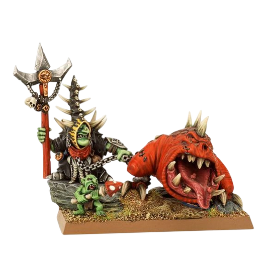 Loonboss with Giant Cave Squig (New on Sprue)
