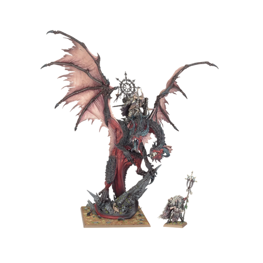 Lord/Sorcerer on Chaos Dragon (New on Sprue)