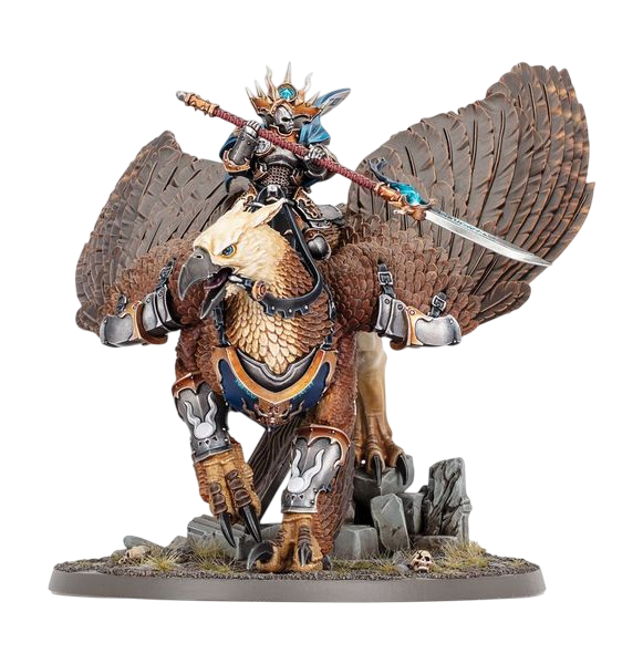 Lord-Vigilant on Morrgryph (Unpainted) (Assembled)