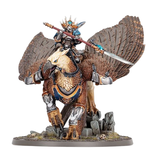 Lord-Vigilant on Morrgryph (Custom Painted) (Assembled)