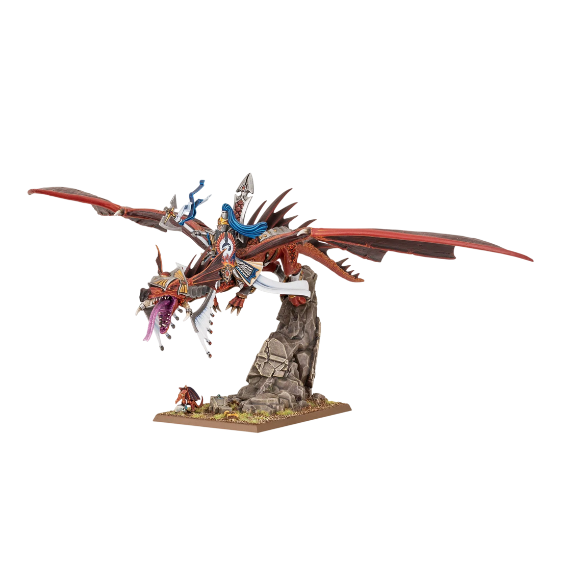 Lord on Dragon (Unpainted) (Assembled)