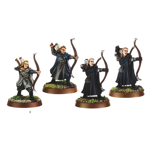 Lorien Elf Bowmen (Unpainted) (Assembled)