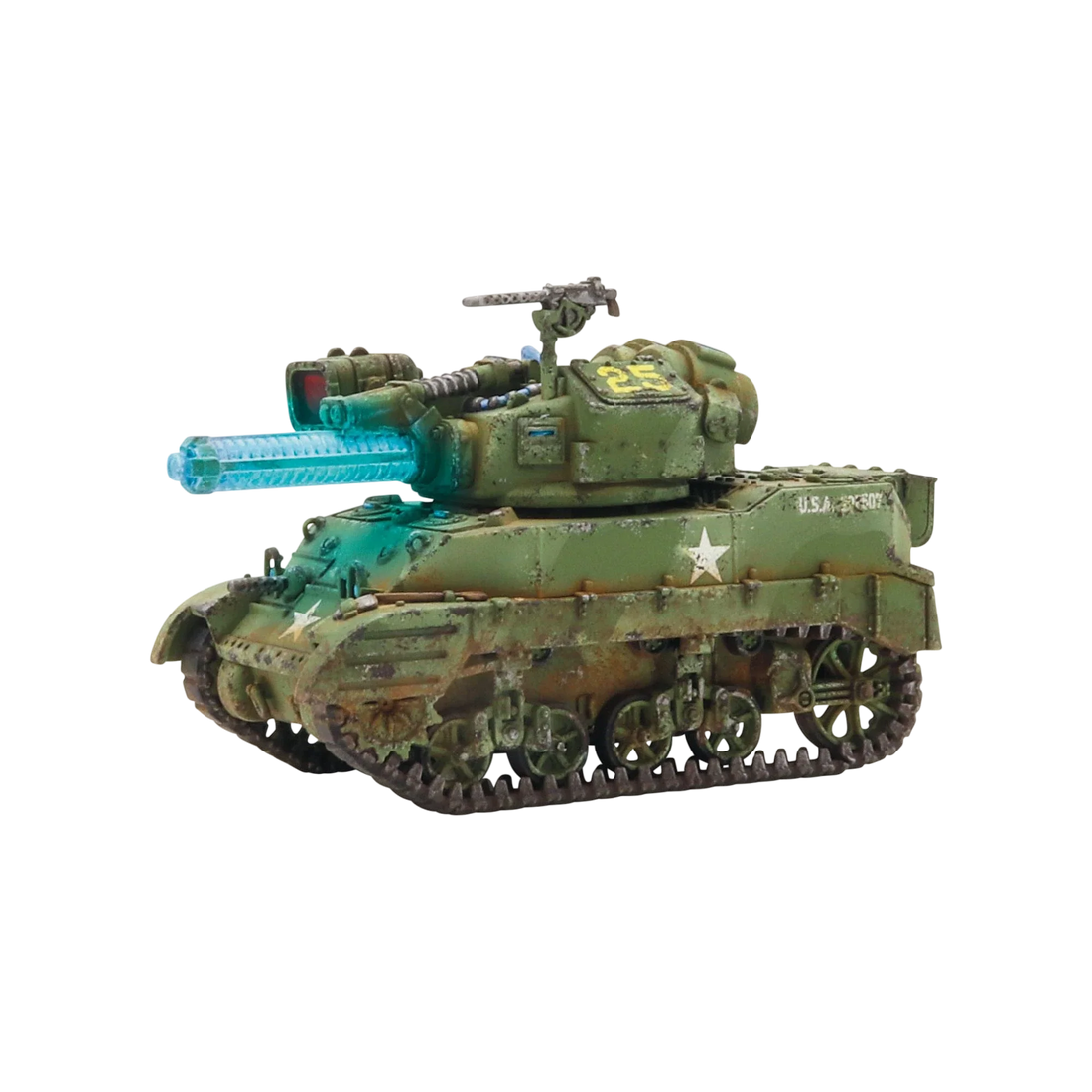 M5A2(T) Stuart Light Tank (Unpainted) (Assembled)