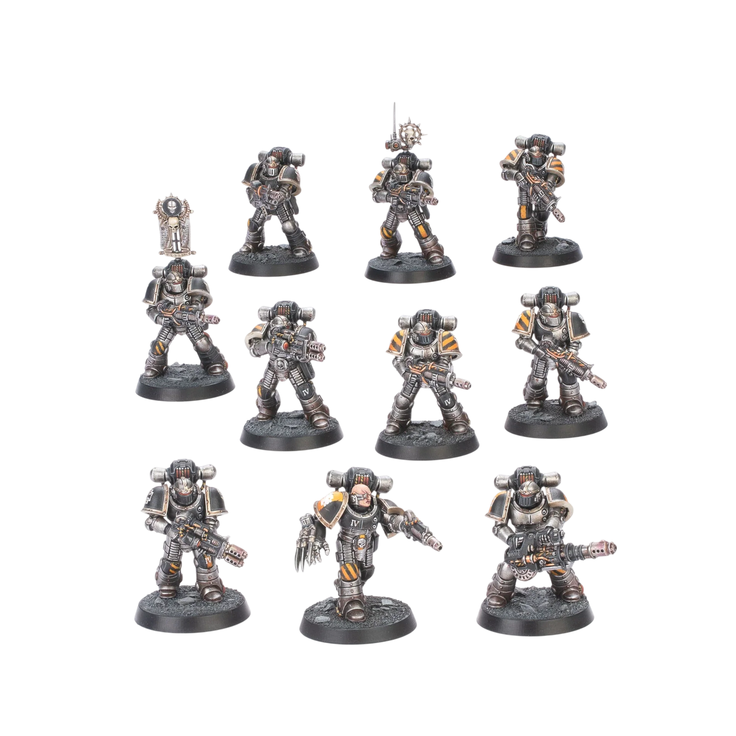 MKII Veteran Squad with Disintegrator Weapons (New on Sprue)