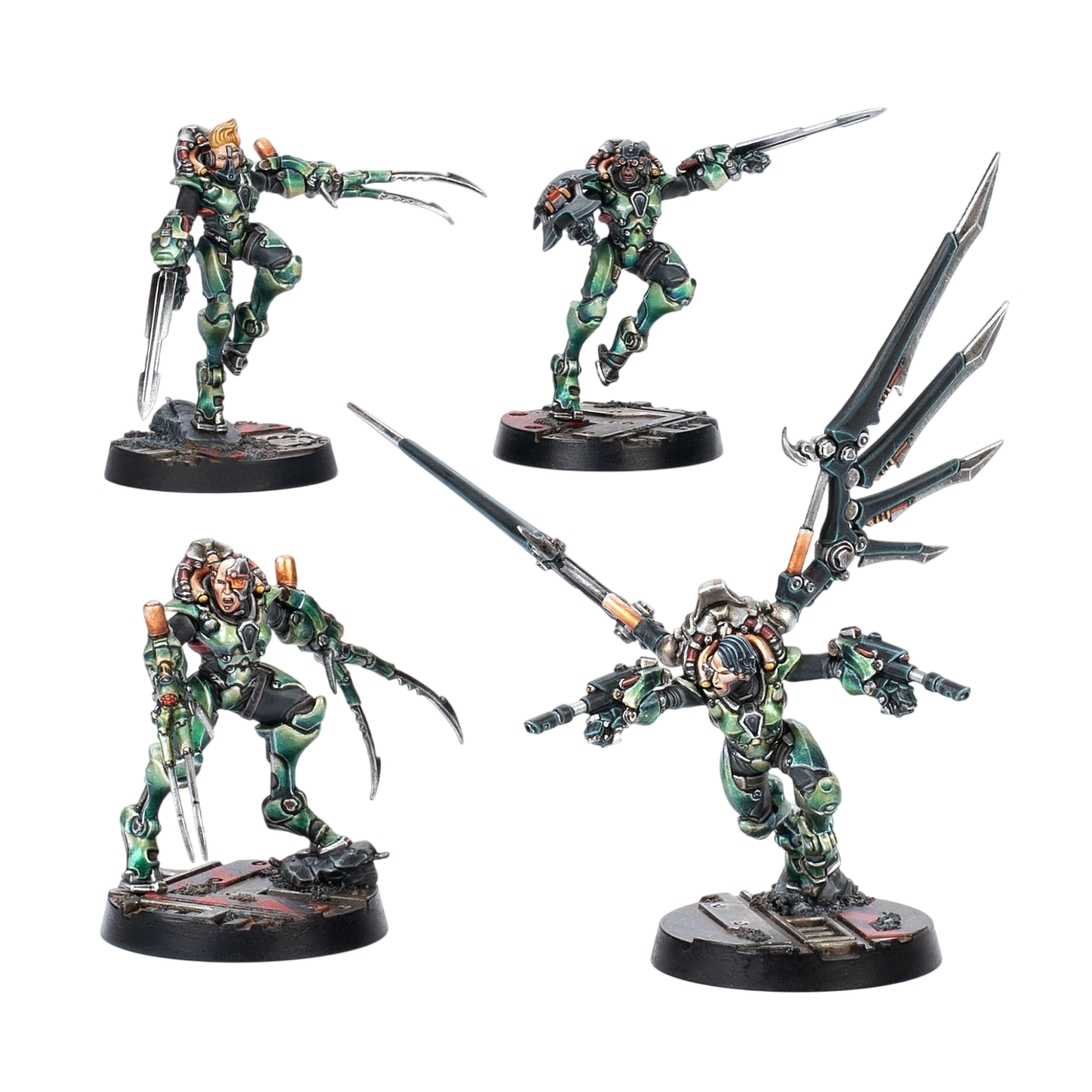 Malcadon, Yeld, and Jakara Spyre Hunters (Custom Painted) (Assembled)