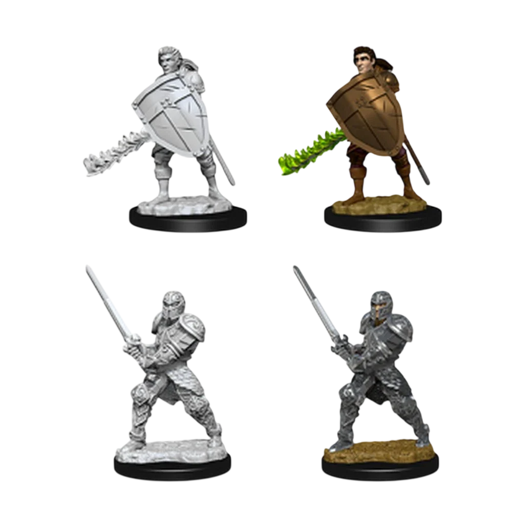 Male Human Fighter (Custom Painted)