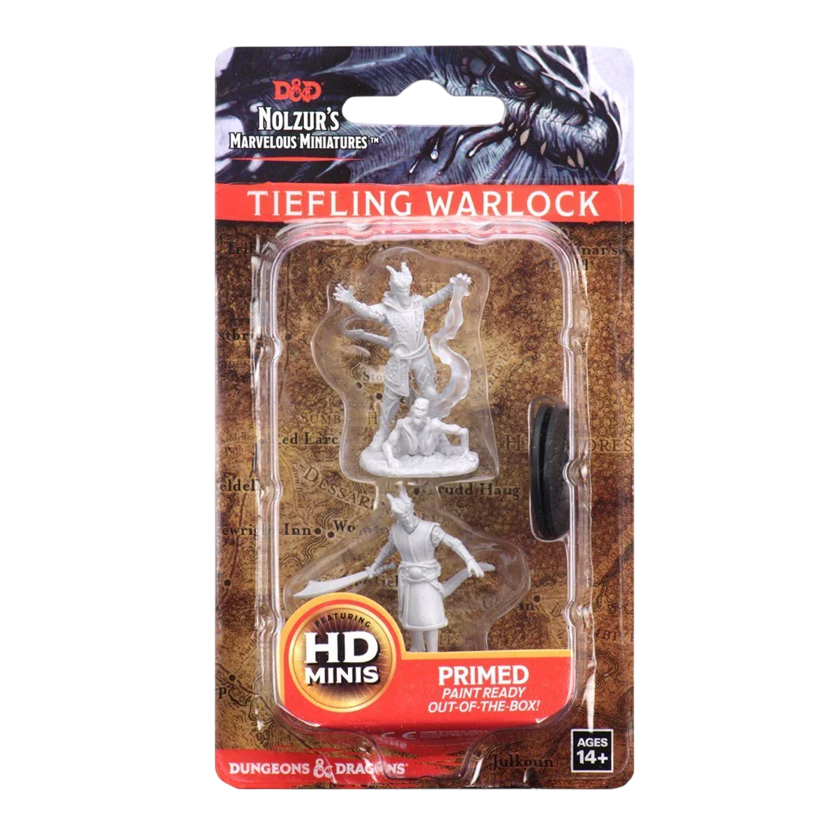 Male Tiefling Warlock (Custom Painted)