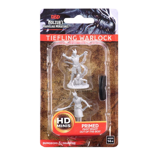 Male Tiefling Warlock (Custom Painted)