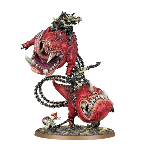 Loonboss on Mangler Squigs (New on Sprue)
