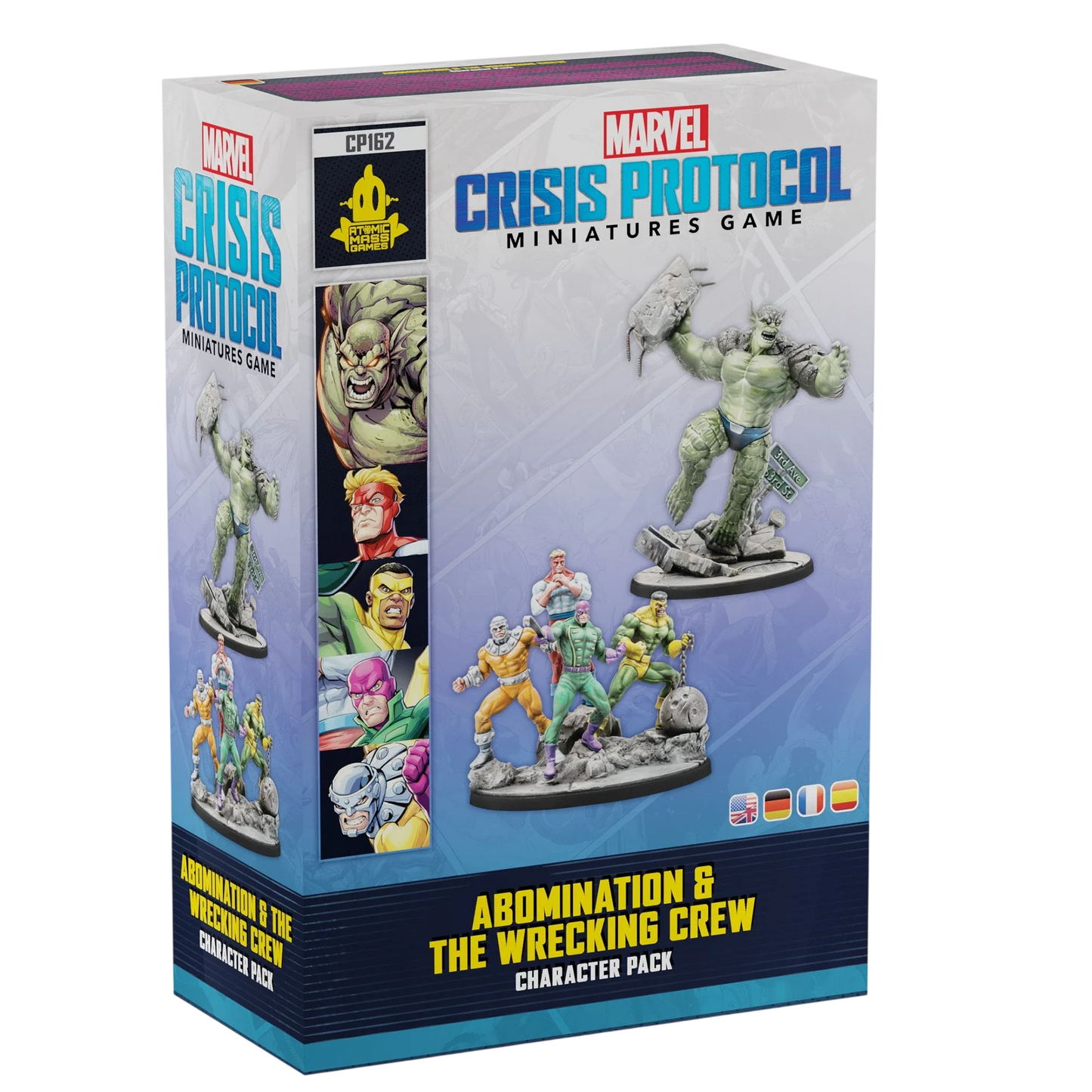 Marvel: Crisis Protocol - Abomination & Wrecking Crew (Custom Painted) (Assembled)