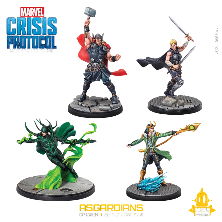Marvel: Crisis Protocol - Asgardians Affiliation Pack (New on Sprue)