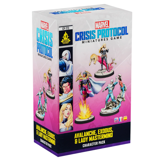 Marvel: Crisis Protocol - Avalanche, Exodus & Lady Mastermind (Custom Painted) (Assembled)