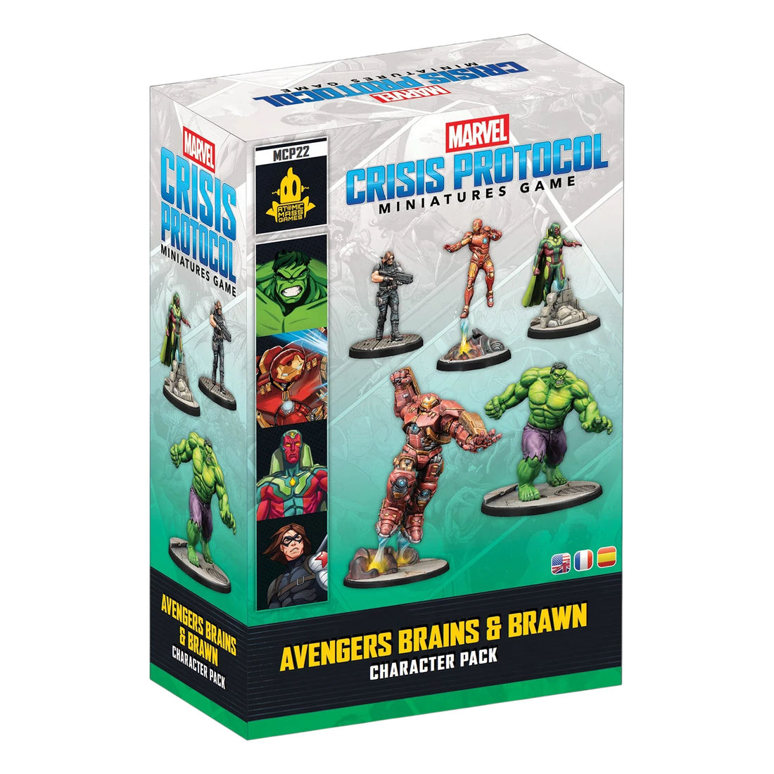 Avengers Brains & Brawn Character Pack (Custom Painted) (Assembled)