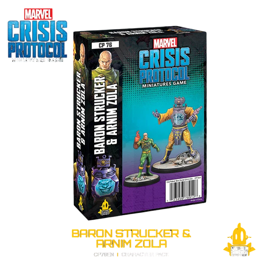 Marvel: Crisis Protocol - Baron Strucker & Arnim Zola (Unpainted) (Assembled)