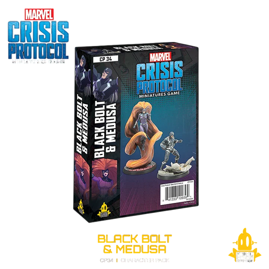 Marvel: Crisis Protocol - Black Bolt & Medusa (New on Sprue)