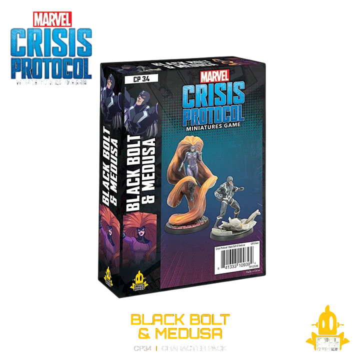 Marvel: Crisis Protocol - Black Bolt & Medusa (New in Box)