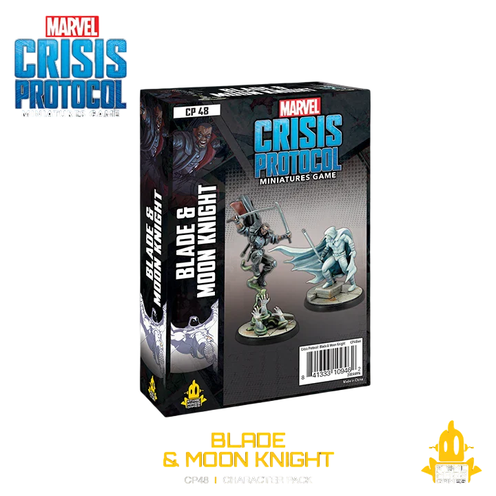 Marvel: Crisis Protocol - Blade & Moon Knight (Custom Painted) (Assembled)