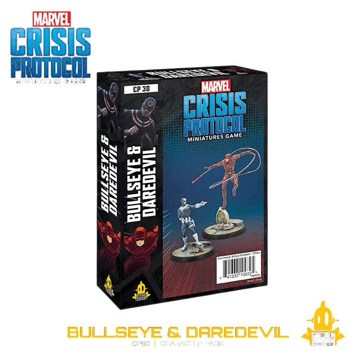 Marvel: Crisis Protocol - Bullseye & Daredevil (Custom Painted) (Assembled)
