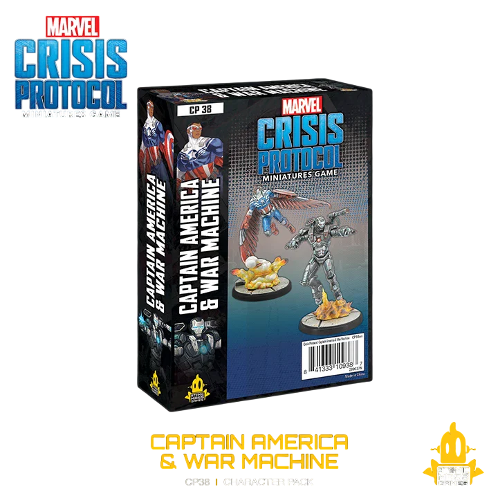Marvel: Crisis Protocol - Captain America & War Machine (New on Sprue)