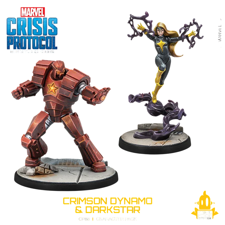 Marvel: Crisis Protocol - Crimson Dynamo & Dark Star Character Pack (New on Sprue)