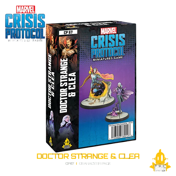 Marvel: Crisis Protocol - Doctor Strange & Clea (Custom Painted) (Assembled)