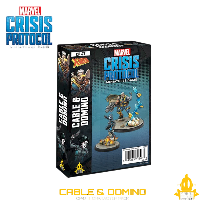 Marvel: Crisis Protocol - Domino & Cable (Custom Painted) (Assembled)