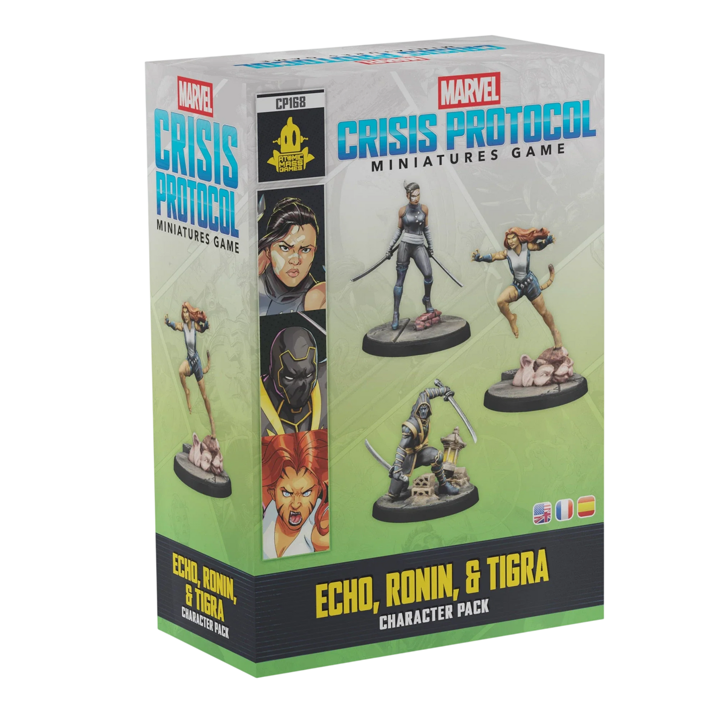Marvel: Crisis Protocol - Echo, Ronin & Tigra (Unpainted) (Assembled)