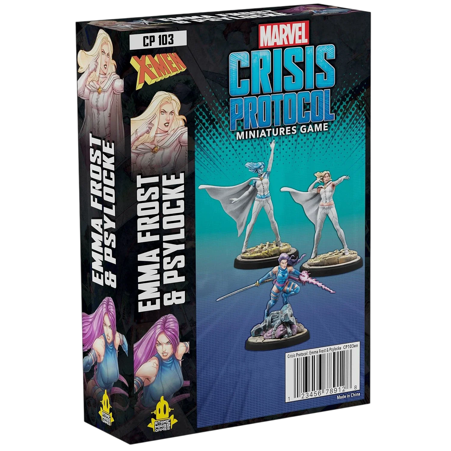 Marvel: Crisis Protocol - Emma Frost & Psylocke (Custom Painted) (Assembled)