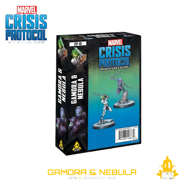 Marvel: Crisis Protocol - Gamora & Nebula (Custom Painted) (Assembled)