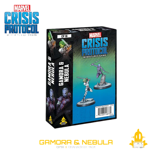 Marvel: Crisis Protocol - Gamora & Nebula (Custom Painted) (Assembled)