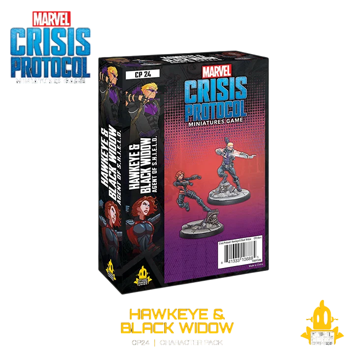 Marvel: Crisis Protocol - Hawkeye & Black Widow Agent of S.H.I.E.L.D (New on Sprue)