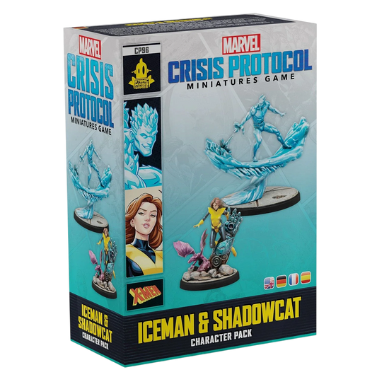Marvel: Crisis Protocol - Iceman & Shadowcat (Custom Painted) (Assembled)