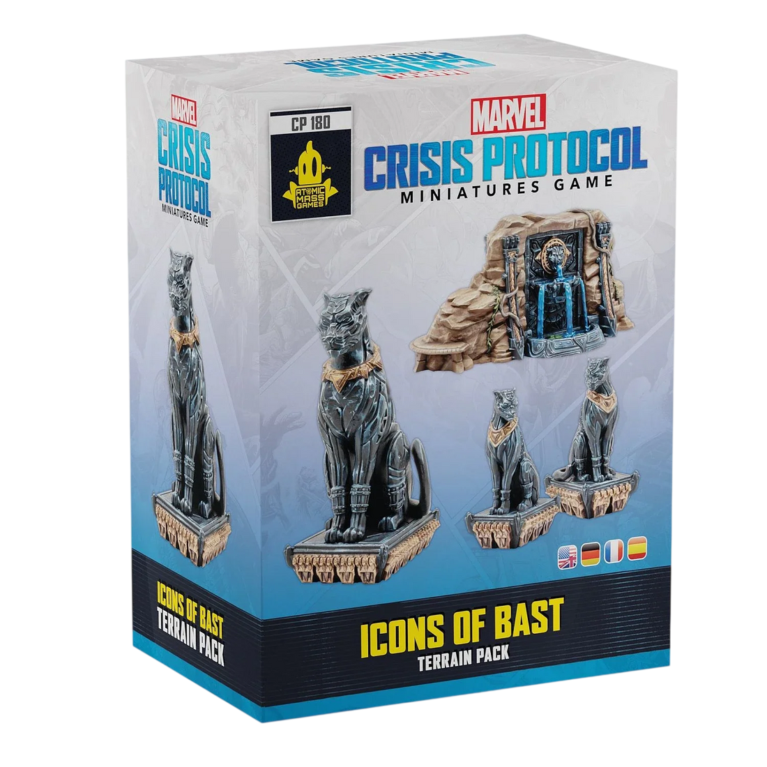 Marvel: Crisis Protocol - Icons of Bast Terrain Pack (Unpainted) (Assembled)