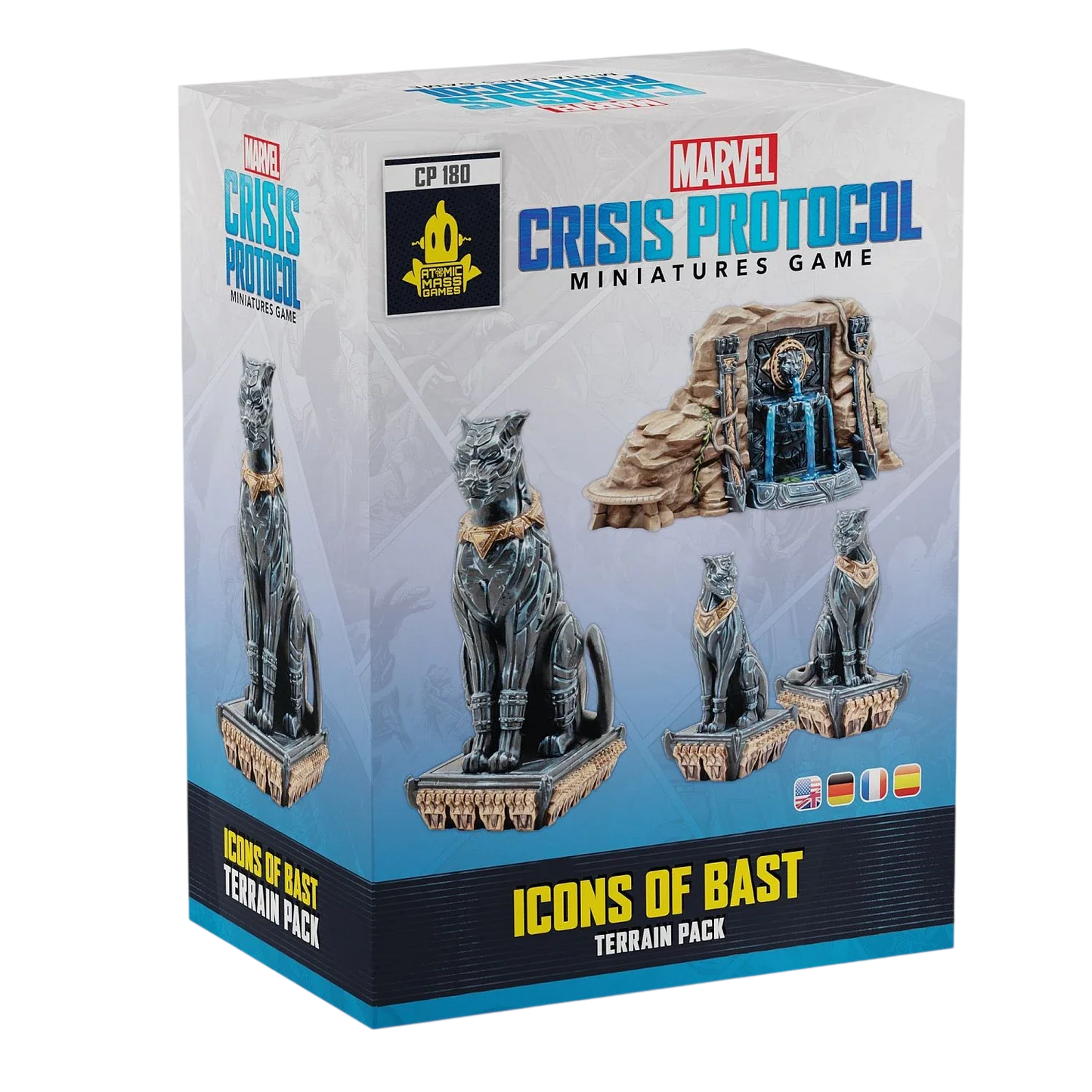 Marvel: Crisis Protocol - Icons of Bast Terrain Pack (New on Sprue)