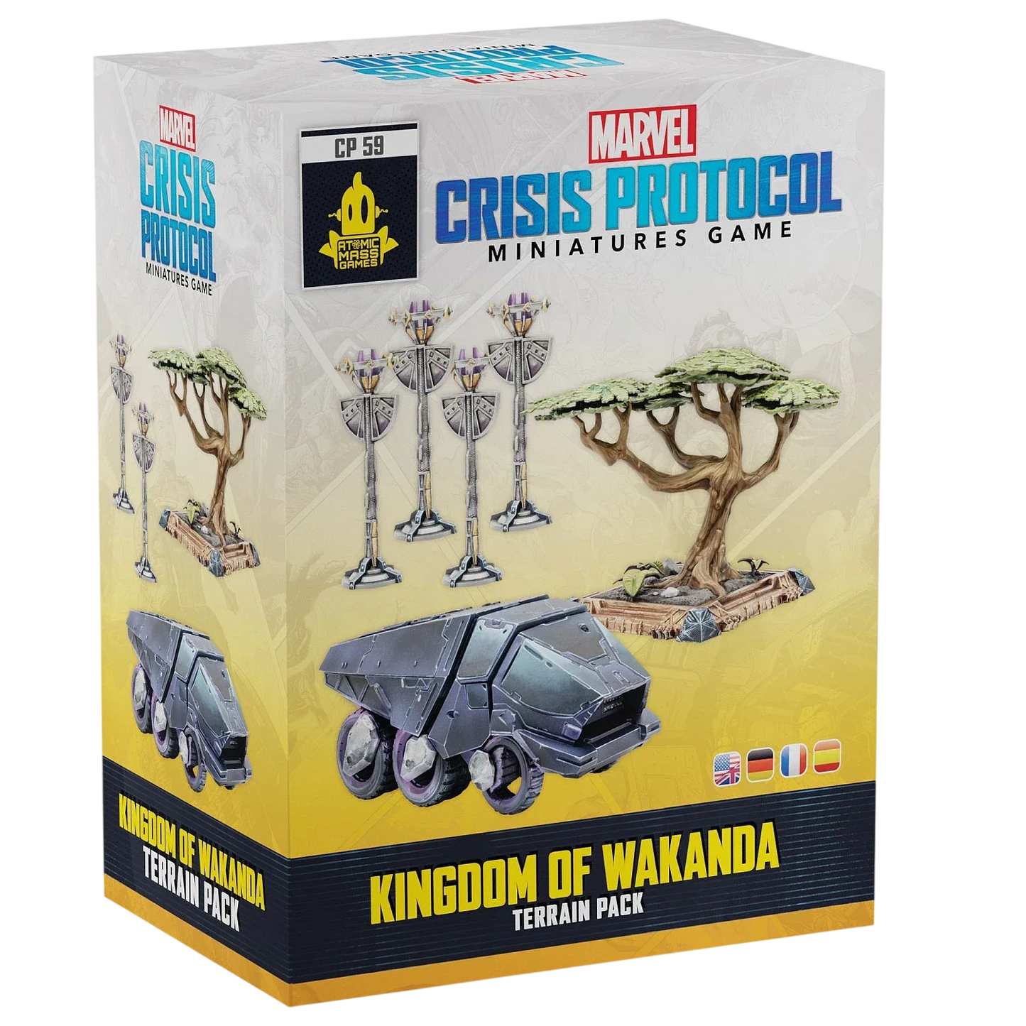 Marvel: Crisis Protocol - Kingdom of Wakanda Terrain Pack (New on Sprue)