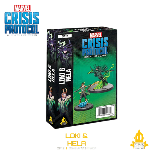 Marvel: Crisis Protocol - Loki & Hela (Unpainted) (Assembled)
