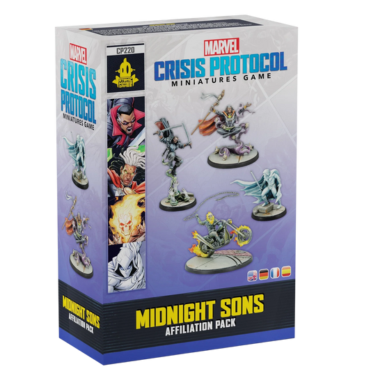 Marvel: Crisis Protocol - Midnight Sons Affiliation Pack (New on Sprue)