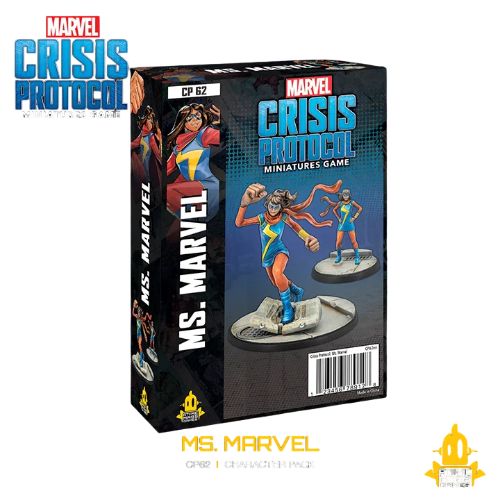 Marvel: Crisis Protocol - Ms. Marvel (Custom Painted) (Assembled)