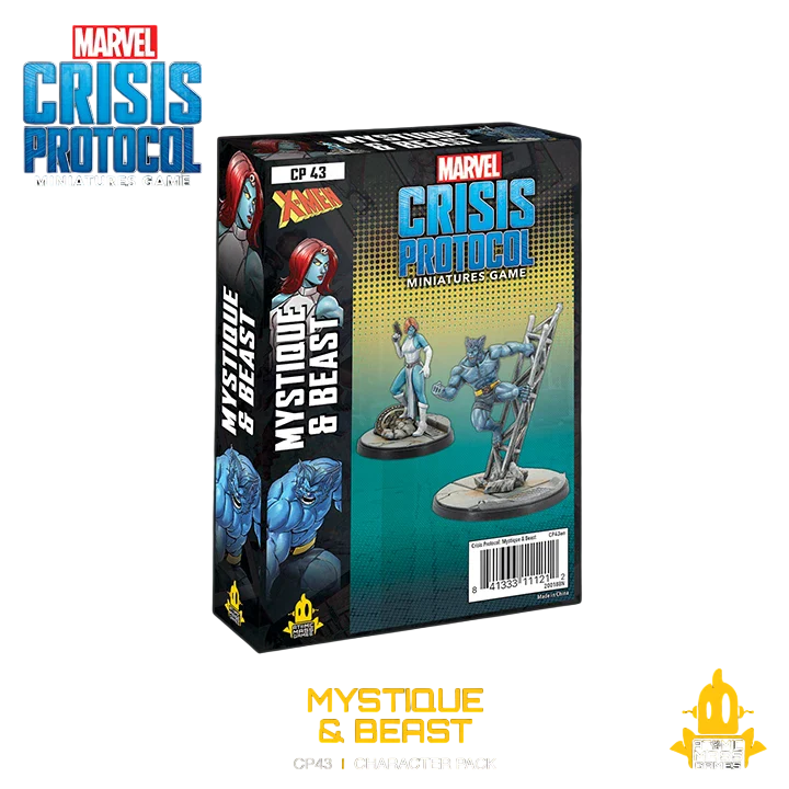 Marvel: Crisis Protocol - Mystique & Beast (New on Sprue)