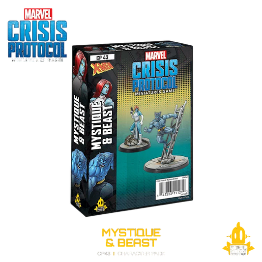 Marvel: Crisis Protocol - Mystique & Beast (Custom Painted) (Assembled)