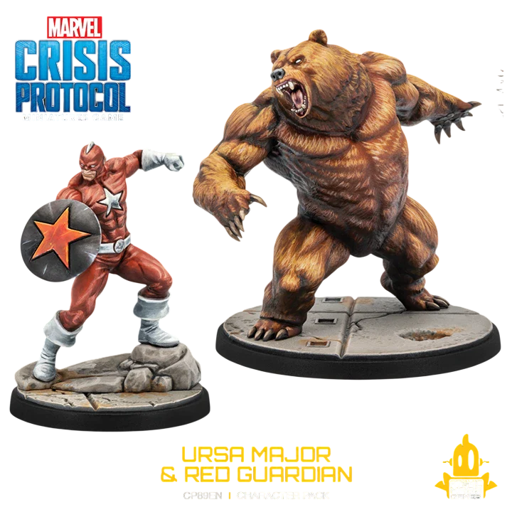 Marvel: Crisis Protocol - Red Guardian & Ursa Major (New on Sprue)