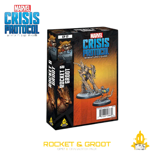 Marvel: Crisis Protocol - Rocket & Groot (Unpainted) (Assembled)
